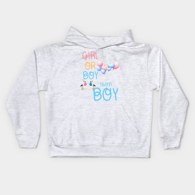 Boy or girl Kids Hoodie by Lili's Designs